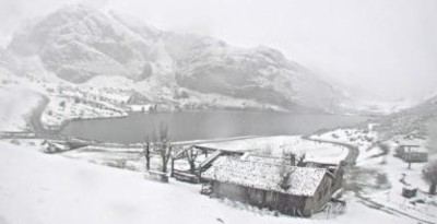 La nieve llega a los Picos de Europa