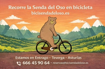 Bicisendadeloso.es, la mejor forma de disfrutar la Senda del Oso en Asturias esta primavera
