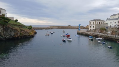 La cámara del muelle de Tapia vuelve a emitir en directo en Webcams de Asturias