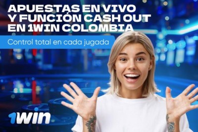 Apuestas en vivo y función Cash Out en 1win Colombia: Control total en cada jugada
