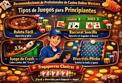 Recomendaciones de profesionales de casino online Westace sobre tipos de juegos para principiantes